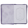 Strength & Dignity Hummingbird Purple Faux Leather Classic Journal with Zipper Closure - Proverbs 31:25