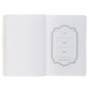 Everything Beautiful White Faux Leather Classic Journal - Ecclesiastes 3:11