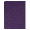 New Mercies Purple Floral Faux Leather Handy-sized Journal - Lamentations 3:22-23