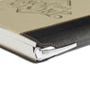 Trust in the Lord Black and Sand Faux Leather Classic Journal with Pen Holder - Proverbs 3:5