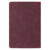 Things Are Possible Burgundy Faux Leather Classic Journal - Matthew 19:26