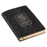 I Know the Plans Graphite Gray Classic Journal—Jeremiah 29:11