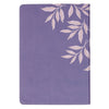 Faithful Promise Lavender Garden Faux Leather Classic Journal - Hebrews 10:23