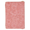 Trust Pink Floral Faux leather Classic Journal with Zipper Closure - Isaiah 40:31