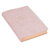 Bless and Keep You Blush Bloom Faux Leather Classic Journal - Numbers 6:24