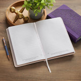 Bless and Keep You Blush Bloom Faux Leather Classic Journal - Numbers 6:24