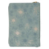 Be Still and Know Teal Floral Faux Leather Classic Journal with Zipper Closure - Psalm 46:10