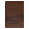 Hope in the Lord Chestnut Brown Faux Leather Classic Journal - Isaiah 40:31