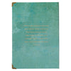 Teal Hope Butterfly Hardcover Journal - Isaiah 40:31