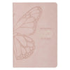 Everything Beautiful Pink Butterfly Faux Leather Hardcover Journal - Ecclesiastes 3:11