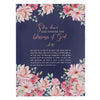 She is Blessed Navy Floral Guided Journal