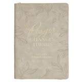 Prayer Changes Things Taupe FL Prompted Journal