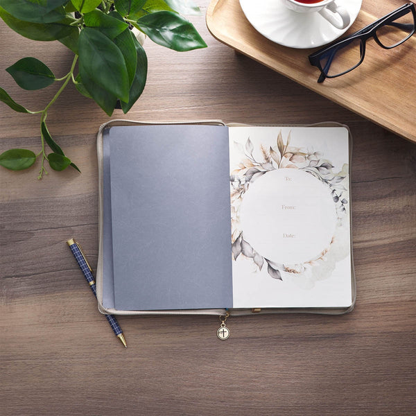 Prayer Changes Things Taupe FL Prompted Journal