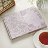 Be Still and Know Mauve Floral Faux Leather Slimline Journal - Psalm 46:10
