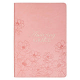 Amazing Grace Pink Floral Slimline Journal