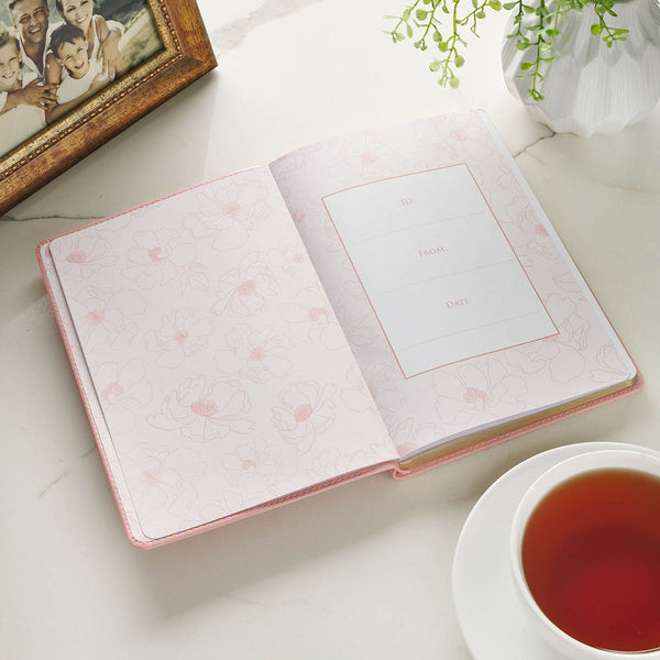 Amazing Grace Pink Floral Slimline Journal