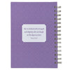 Strength and Dignity Purple Hummingbird Large Wirebound Journal - Proverbs 31:25