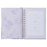 Strength and Dignity Purple Hummingbird Large Wirebound Journal - Proverbs 31:25