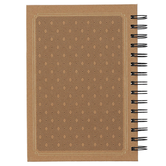 Trust in the Lord Cork-brown Large Wirebound Journal - Proverbs 3:5