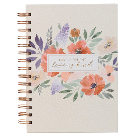 Be Still Teal Meadow Classic Faux Leather Journal with Pen Holder - Psalm 46:10