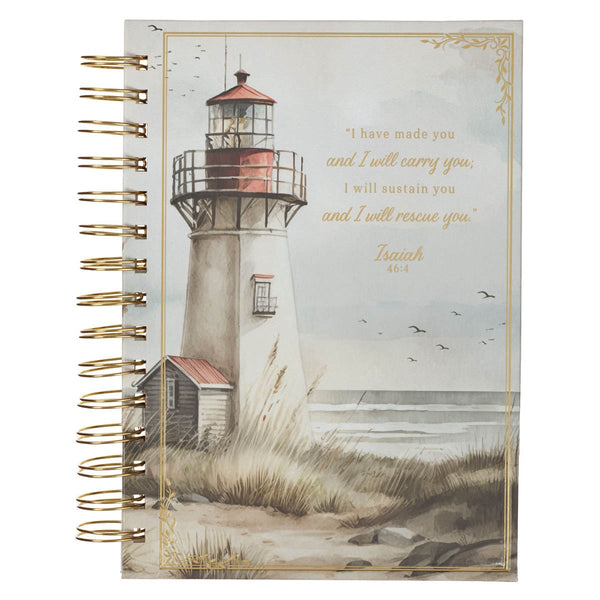 I Have Made You Wirebound Journal - Isaiah 46:4 - KI Gifts Christian Supplies