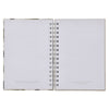 Joy and Peace Gray Floral Spiral Journal - Romans 15:13