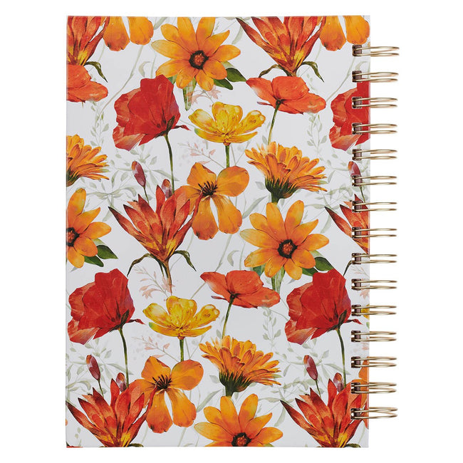 Hope Autumn Garden Spiral Journal - Romans 15:13
