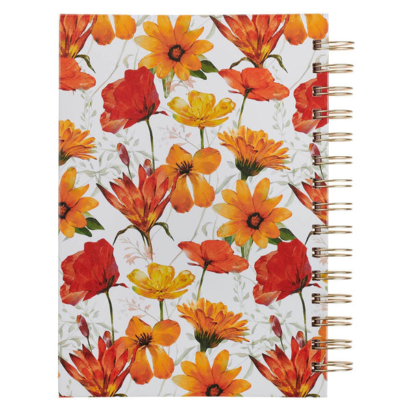 Hope Autumn Garden Spiral Journal - Romans 15:13