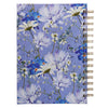 Pray Blue Blooms Spiral Journal - Job 22:27