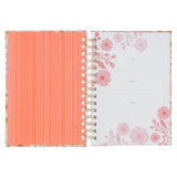 Trust Coral Floral Spiral Journal - Isaiah 40:31
