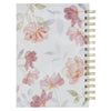 Walk by Faith Pink Cosmos Spiral Journal - 2 Corinthians 5:7