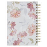 Walk by Faith Pink Cosmos Spiral Journal - 2 Corinthians 5:7
