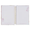 Walk by Faith Pink Cosmos Spiral Journal - 2 Corinthians 5:7