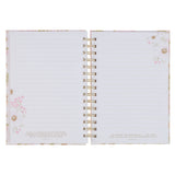 Bless and Keep You Blush Bloom Spiral Journal - Numbers 6:24