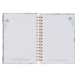 Trust in the Lord Blue Botanical Spiral Journal - Proverbs 3:5