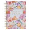 I Know the Plans Bright Floral Spiral Journal Jeremiah 29:11 - KI Gifts Christian Supplies