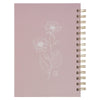 Always Be Joyful Pink Floral Spiral Journal - 1 Thessalonians 5:16