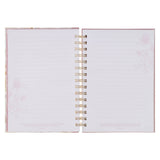 Always Be Joyful Pink Floral Spiral Journal - 1 Thessalonians 5:16