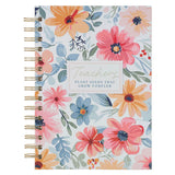 Teachers Plant Seeds Coral Garden Spiral Journal - KI Gifts Christian Supplies