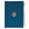 Follow Jesus Peach Floral Mosaic Spiral Journal