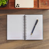 Follow Jesus Peach Floral Mosaic Spiral Journal
