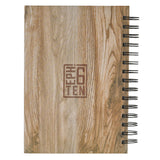 Be Strong Brown Forest Wood Spiral Journal - Ephesians 6:10