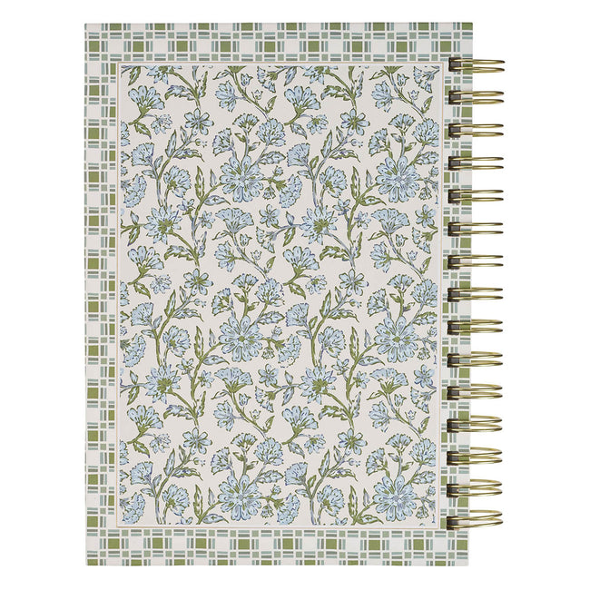 Strength Dignity Blue Cottage Spiral Journal Prov 31:25