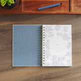 Strength Dignity Blue Cottage Spiral Journal Prov 31:25