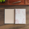 Joyful Patient Faithful Heirloom Floral Spiral Journal - Romans 12:12