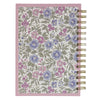 Be Still and Know Purple Floral Spiral Journal - Psalm 46:10