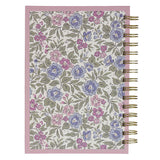 Be Still and Know Purple Floral Spiral Journal - Psalm 46:10
