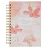 Amazing Grace Pink Floral Spiral Journal