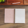 Amazing Grace Pink Floral Spiral Journal