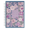 Trust in the Lord Purple Spring Floral Spiral Journal - Proverbs 3:5